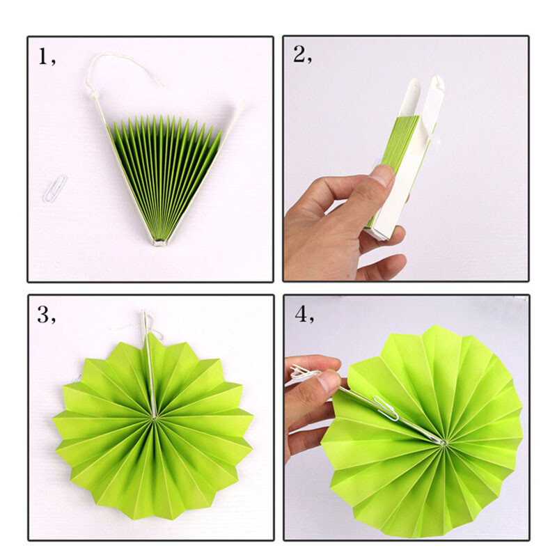 5db 15-30 cm-es színes selyempapír, kivágott papírlegyezők, akasztós virágos papír kézművesség esküvői bulihoz születésnapi dekorációs kellékek