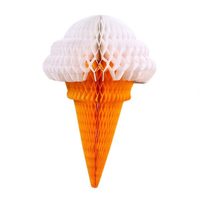 Banner din hârtie pentru înghețată, fără miros, piesă centrală pentru înghețată, indeformabil, ultra-ușor, accesoriu de petrecere, decorațiuni pentru înghețată