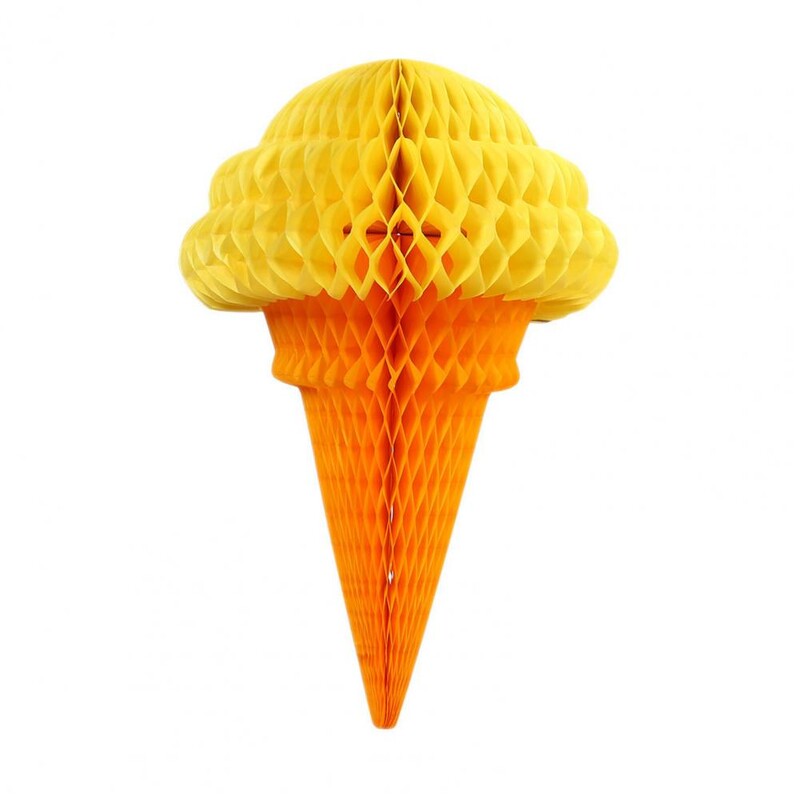 Banner din hârtie pentru înghețată, fără miros, piesă centrală pentru înghețată, indeformabil, ultra-ușor, accesoriu de petrecere, decorațiuni pentru înghețată