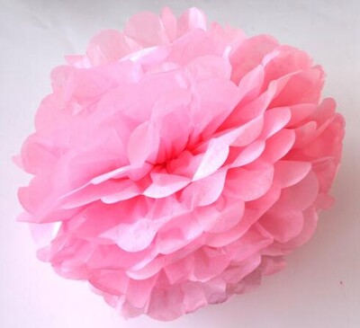 10 vnt. miela vaikiško dušo dekoracija 25 cm 10 colių servetėlės gėlės Popieriniai pom poms kamuoliukai žibintai Vakarėlio dekoras Amatų vestuvės