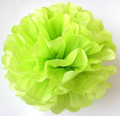 10 vnt. miela vaikiško dušo dekoracija 25 cm 10 colių servetėlės gėlės Popieriniai pom poms kamuoliukai žibintai Vakarėlio dekoras Amatų vestuvės