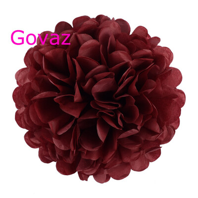 10 vnt. miela vaikiško dušo dekoracija 25 cm 10 colių servetėlės gėlės Popieriniai pom poms kamuoliukai žibintai Vakarėlio dekoras Amatų vestuvės