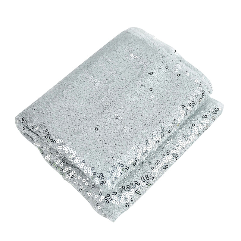 Csillogóan csillogó hímző asztali futók Rose Champagne Gold flitteres asztaltakaró esküvői parti ruhákhoz Chemin De Mariage