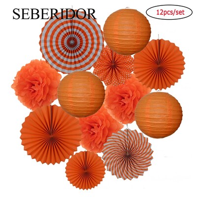 Χριστουγεννιάτικη μπομπονιέρα Μικτό κρεμαστό χαρτί βεντάλια στρογγυλό φανάρι Παιδικό αγόρι κορίτσι 1ο ντεκόρ γενεθλίων DIY Tissue Pompom Κόκκινο πράσινο