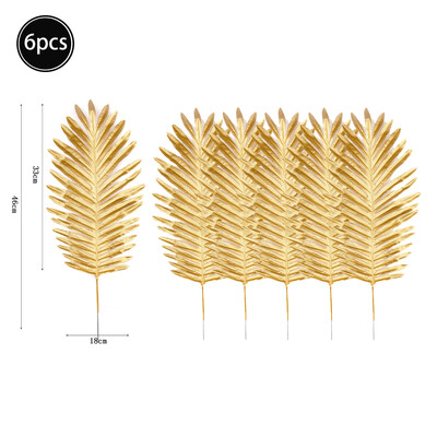 Mesterséges zöld trópusi pálmalevelek brazil levél dzsungel szafari születésnapi parti dekoráció esküvői otthoni asztaldísz hamis növény