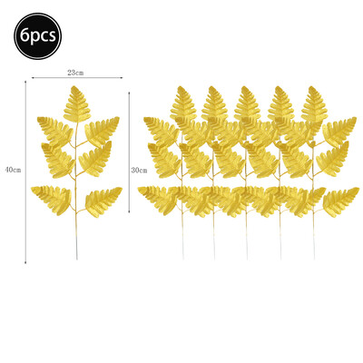 Mesterséges zöld trópusi pálmalevelek brazil levél dzsungel szafari születésnapi parti dekoráció esküvői otthoni asztaldísz hamis növény