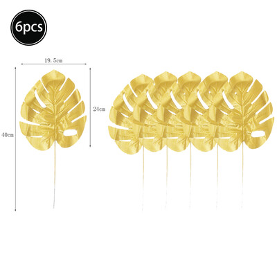 Mesterséges zöld trópusi pálmalevelek brazil levél dzsungel szafari születésnapi parti dekoráció esküvői otthoni asztaldísz hamis növény