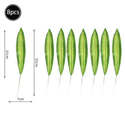 Mesterséges zöld trópusi pálmalevelek brazil levél dzsungel szafari születésnapi parti dekoráció esküvői otthoni asztaldísz hamis növény