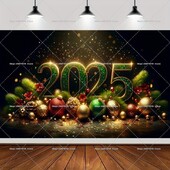 2025-ös újévi karácsonyi fotózás háttér karneváli születésnapi parti dekoráció Banner Photo Booth szoba fali dekorációja