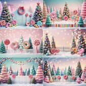 Priecīgus Ziemassvētkus, lielas egles fotogrāfijas fons 2025. gada Ziemassvētku Jaungada ballītes fona konfekšu žogs studijas fotoattēls, aizmugures pilieni