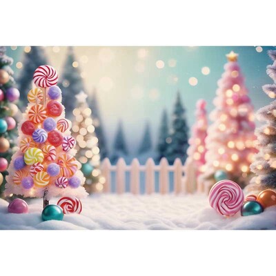 Priecīgus Ziemassvētkus, lielas egles fotogrāfijas fons 2025. gada Ziemassvētku Jaungada ballītes fona konfekšu žogs studijas fotoattēls, aizmugures pilieni