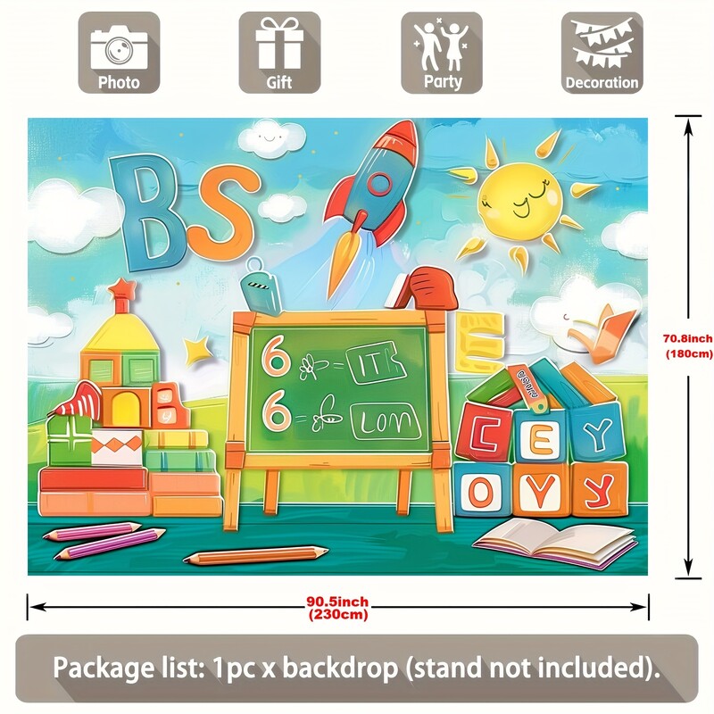 Ζωντανά πανό εορτασμού της επιστροφής στην πατρίδα - σχέδια μπλε ουρανού και πολύχρωμα κραγιόνια 