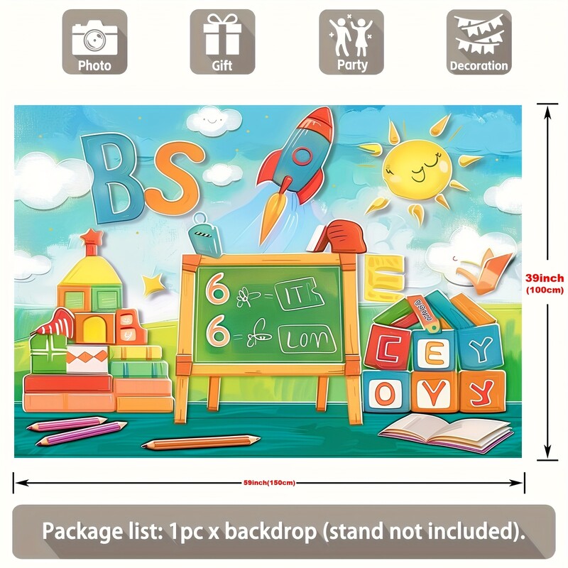 Ζωντανά πανό εορτασμού της επιστροφής στην πατρίδα - σχέδια μπλε ουρανού και πολύχρωμα κραγιόνια 