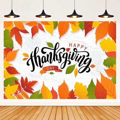 Őszi hálaadás napi téma őszi tök juhar elhagyja Törökország parasztház pajta aratás baba portré fotózás háttér kellék