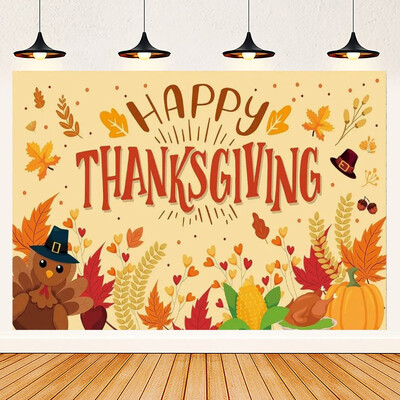 Őszi hálaadás napi téma őszi tök juhar elhagyja Törökország parasztház pajta aratás baba portré fotózás háttér kellék