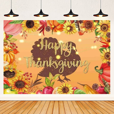 Őszi hálaadás napi téma őszi tök juhar elhagyja Törökország parasztház pajta aratás baba portré fotózás háttér kellék