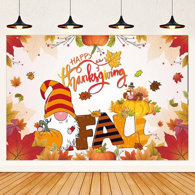 Őszi hálaadás napi téma őszi tök juhar elhagyja Törökország parasztház pajta aratás baba portré fotózás háttér kellék