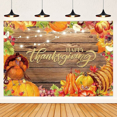 Őszi hálaadás napi téma őszi tök juhar elhagyja Törökország parasztház pajta aratás baba portré fotózás háttér kellék