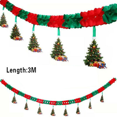 Poliészter karácsonyi hóember ajtószalag - ünnepi ajtóborító dekoráció, tökéletes beltéri és kültéri karácsonyi téli bulikhoz