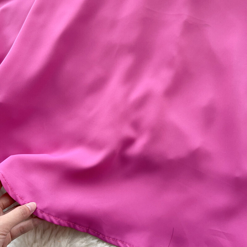 Elegáns, háromdimenziós virágos fodros V nyakú, puffos ujjú felső Vintage Fairy Crop felső őszi női ruházat