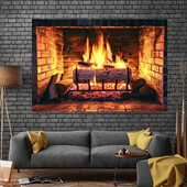 Τζάκι, φόντο με καυσόξυλα, ιδανικό για χειμερινές χριστουγεννιάτικες διακοσμήσεις, οικογενειακό κάμπινγκ μπάρμπεκιου και φωτογραφικό θάλαμο