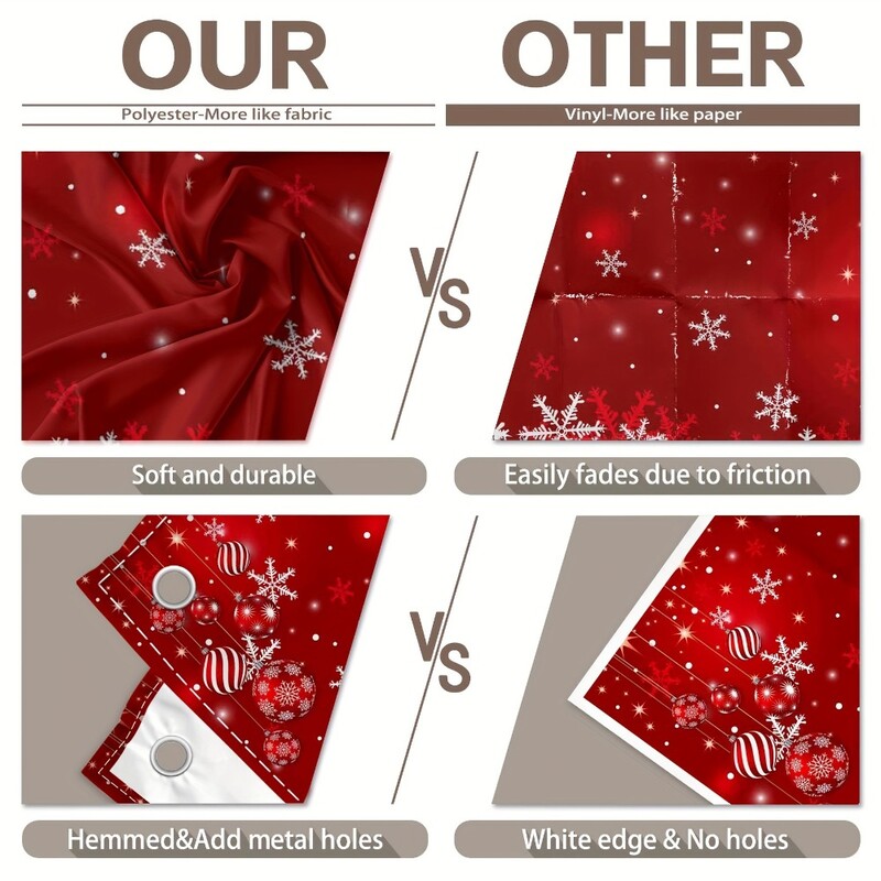 Koši balti sniega un sarkani piekarināmi balles tērpi ģimenes Jaungada ballītēm, dzimšanas dienām un foto kabīņu dekorācijām