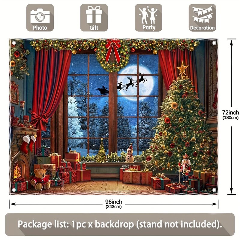 Tökéletes téli csodaország jelenetekhez, karácsonyhoz, születésnapi bulikhoz, fotózásokhoz és ünnepi dekorációkhoz