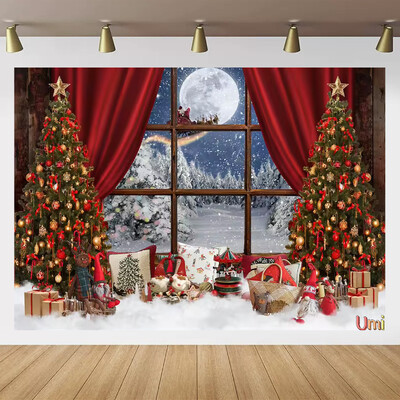 Kalėdų Senelio gatvės namo priekio fonas Vaikų kūdikių fotografijos rekvizitai Vaikų suaugusiųjų vakarėlio Kalėdų fotografijos fonas