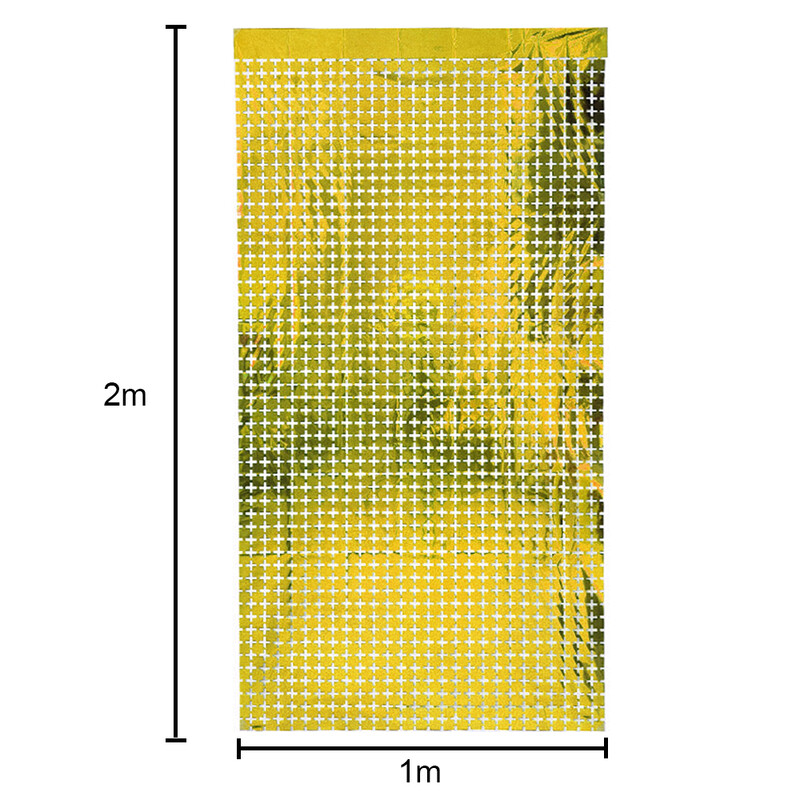 1x2m négyzet alakú csillogó függöny háttér arany szál rózsaszín csillogó fali dekoráció születésnapi esküvő babazuhany party fotó háttér