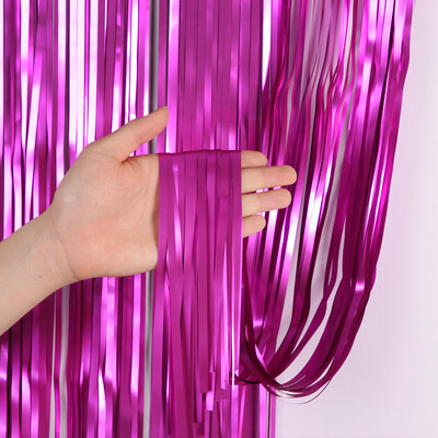 Matt fólia rojtos buliháttér Bojtfüggöny Születésnapi Photo Booth Baby Shower Esküvői Glitter Party Dekoráció Lakásdekoráció