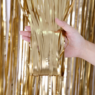 Matt fólia rojtos buliháttér Bojtfüggöny Születésnapi Photo Booth Baby Shower Esküvői Glitter Party Dekoráció Lakásdekoráció