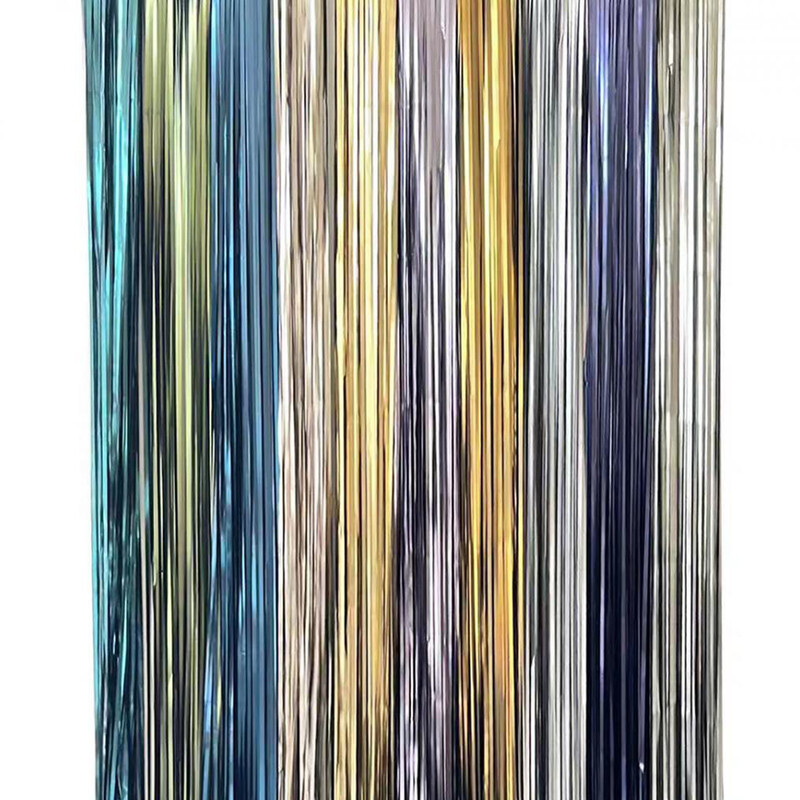 Matt metál rojtos függönyök Retro színű fóliafüggönyök házassági évfordulóra születésnapi dekoráció fotófülke kellékek hátterek