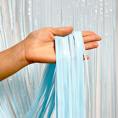 Szivárványos fólia rojtos függöny Háttér Macaron talmi függöny esküvői születésnapi lánybúcsú Háttér fotófülke dekoráció