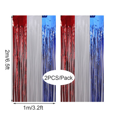 2db Színes rojtos függöny Macaron Backdrops talmi függöny lánynak egyszarvú sellő esküvői parti dekoráció esküvő