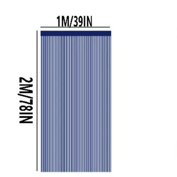 2 комплекта от 2 * 1M прозрачни цветни дъждовни завеси декорация на парти фонова стена