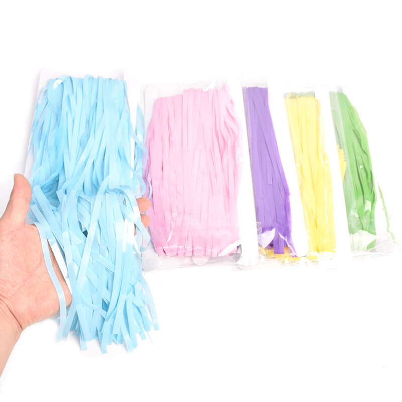 Pasztell függöny Háttér Talmi függöny Bojtfüzér Pasztell Macaron Szivárvány Egyszarvú Party Dekoráció Babazuhany Keresztelő