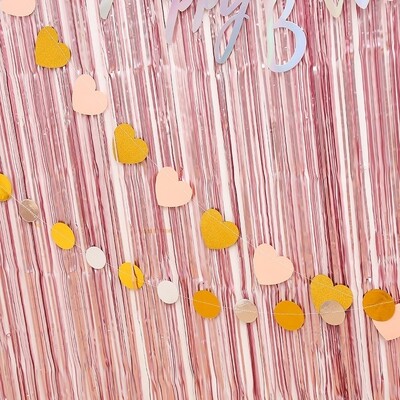 1 zacskó 1x2m matt arany szálka fémes fólia rojt fényes esőfüggöny dekoráció esküvői dekoráció fotózás háttér party kellékek