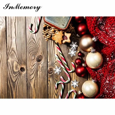InMemory 90x60cm Ziemassvētku koka foni fotogrāfijām Maza izmēra Ziemassvētku dāvanu fotografēšanai svētku fotofons