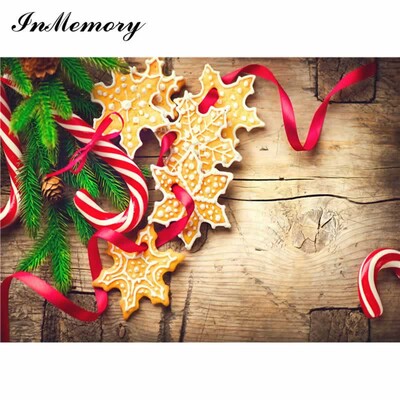 InMemory 90x60cm Ziemassvētku koka foni fotogrāfijām Maza izmēra Ziemassvētku dāvanu fotografēšanai svētku fotofons