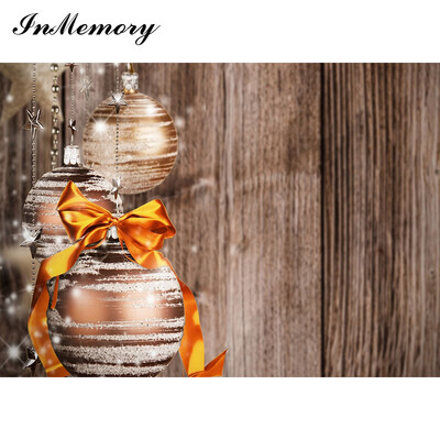 InMemory 90x60cm Ziemassvētku koka foni fotogrāfijām Maza izmēra Ziemassvētku dāvanu fotografēšanai svētku fotofons