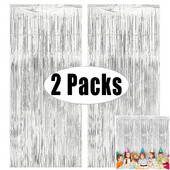 2db 2m talmi függöny Születésnapi Esküvő Leánybúcsú dekoráció Háttér Ballagás Menyasszonyi zuhany Függetlenség napja