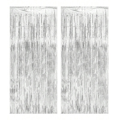 2db 2m talmi függöny Születésnapi Esküvő Leánybúcsú dekoráció Háttér Ballagás Menyasszonyi zuhany Függetlenség napja