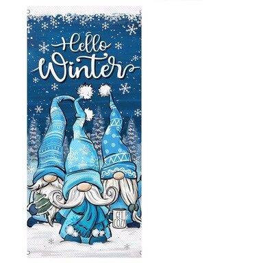 0,9 * 1,8 M több karácsonyi ajtóborító háttér textil transzparens party beltéri és kültéri jelenetdekoráció