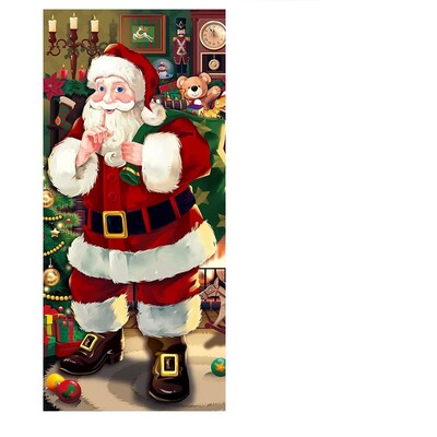 0,9 * 1,8 M több karácsonyi ajtóborító háttér textil transzparens party beltéri és kültéri jelenetdekoráció