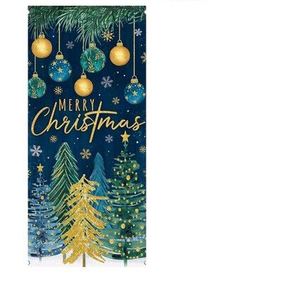 0,9 * 1,8 M több karácsonyi ajtóborító háttér textil transzparens party beltéri és kültéri jelenetdekoráció