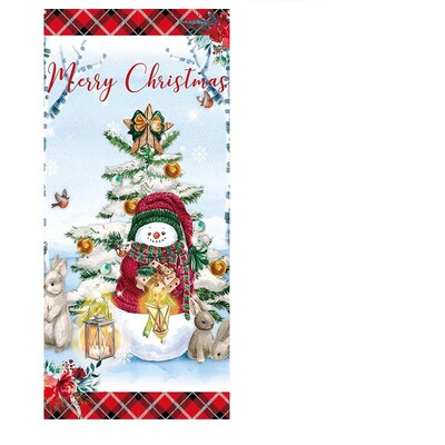 0,9 * 1,8 M több karácsonyi ajtóborító háttér textil transzparens party beltéri és kültéri jelenetdekoráció