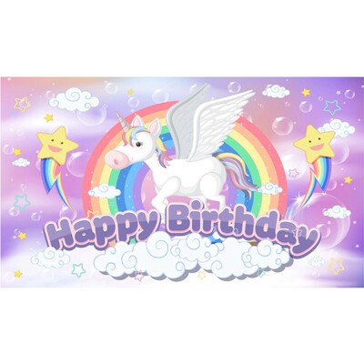 Disney Unicorn bakelit hátterek születésnapi partikhoz, babazuhanyok, rendezvénydekoráció, fantázia egyszarvú fényképezési kellék, buliszalag