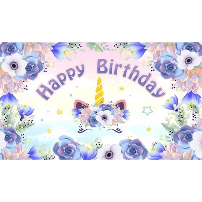 Disney Unicorn bakelit hátterek születésnapi partikhoz, babazuhanyok, rendezvénydekoráció, fantázia egyszarvú fényképezési kellék, buliszalag