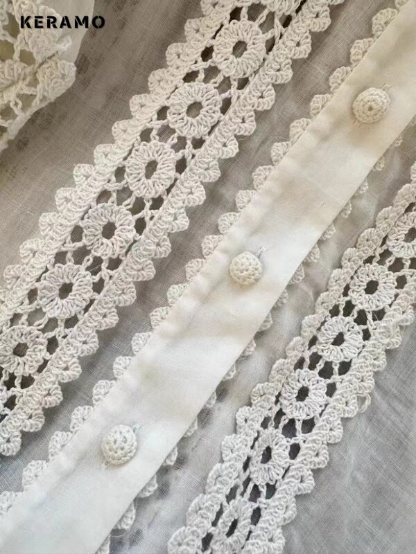 2024-es nyár, elegáns, édes, lehajtható gallérral ellátott luxus elegáns ing női kauzális tömör blúzok, egysoros, vájt pólók felső