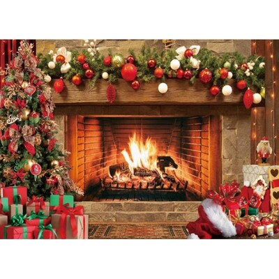 Karácsonyi fotózás hátterek Ablak Hó Fenyőfa Ház dekoráció Háttér Téli fotóstúdió lőfülke kellékek